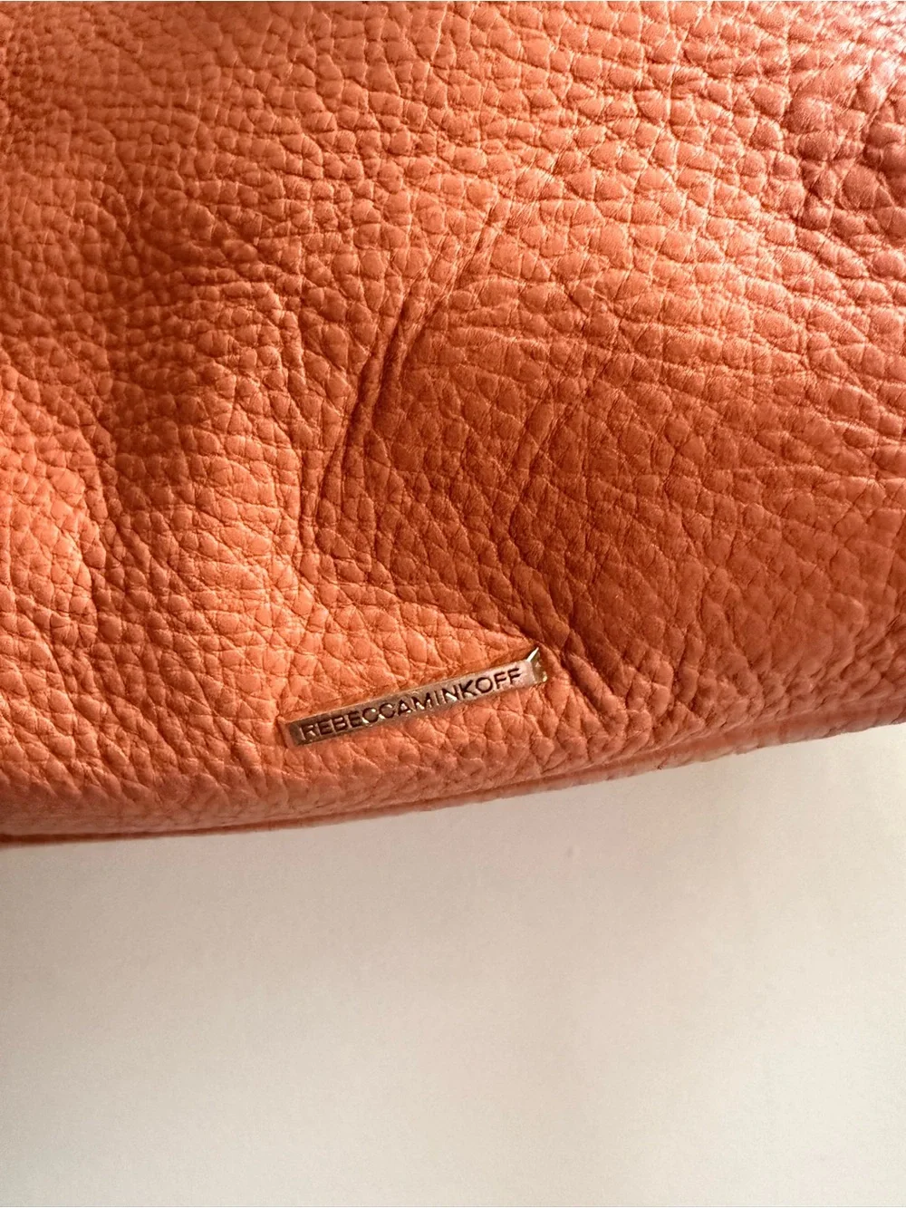 Rebecca Minkoff Orange Leather Fringe Hobo